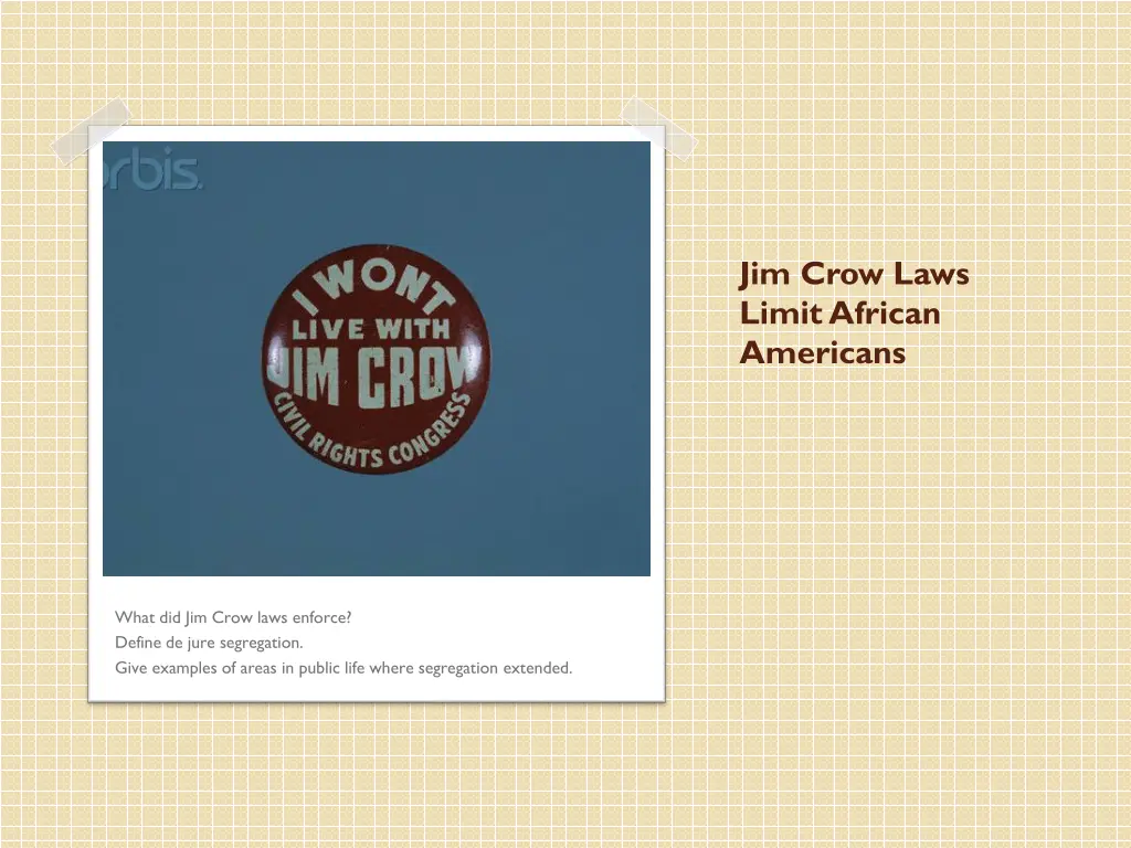 jim crow laws limit african americans