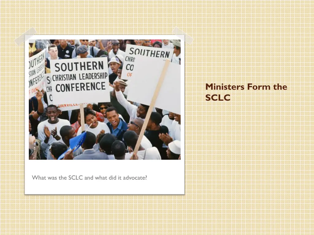 ministers form the sclc