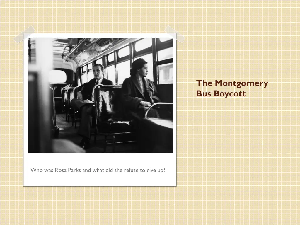 the montgomery bus boycott