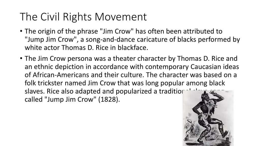 the civil rights movement the origin