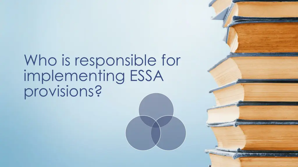 who is responsible for implementing essa