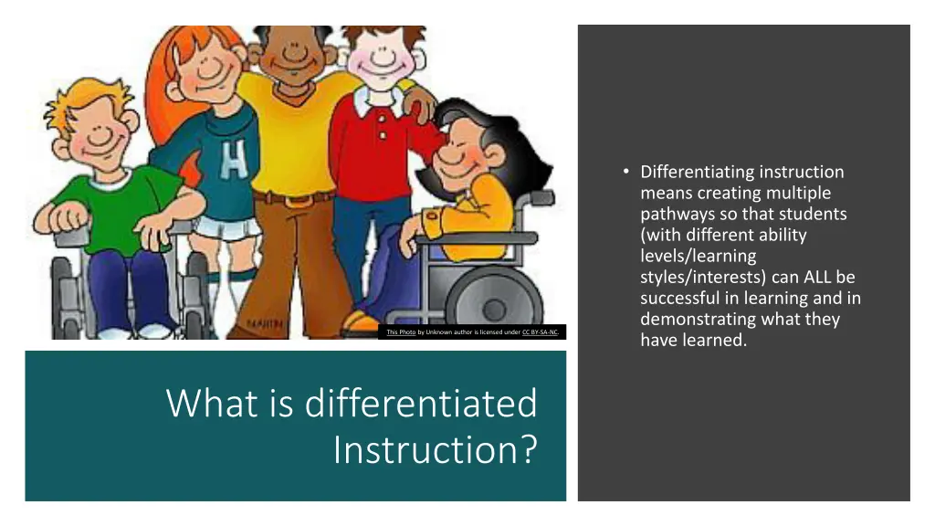 differentiating instruction means creating