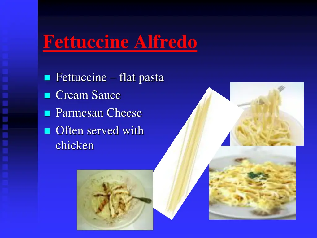 fettuccine alfredo