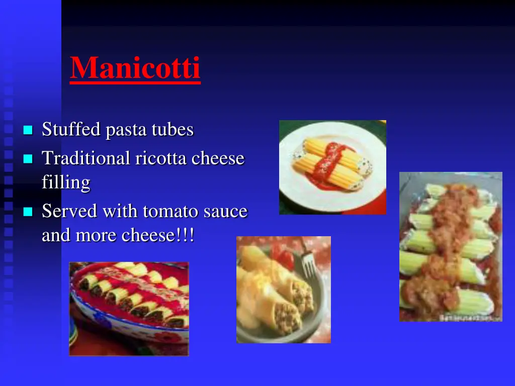 manicotti