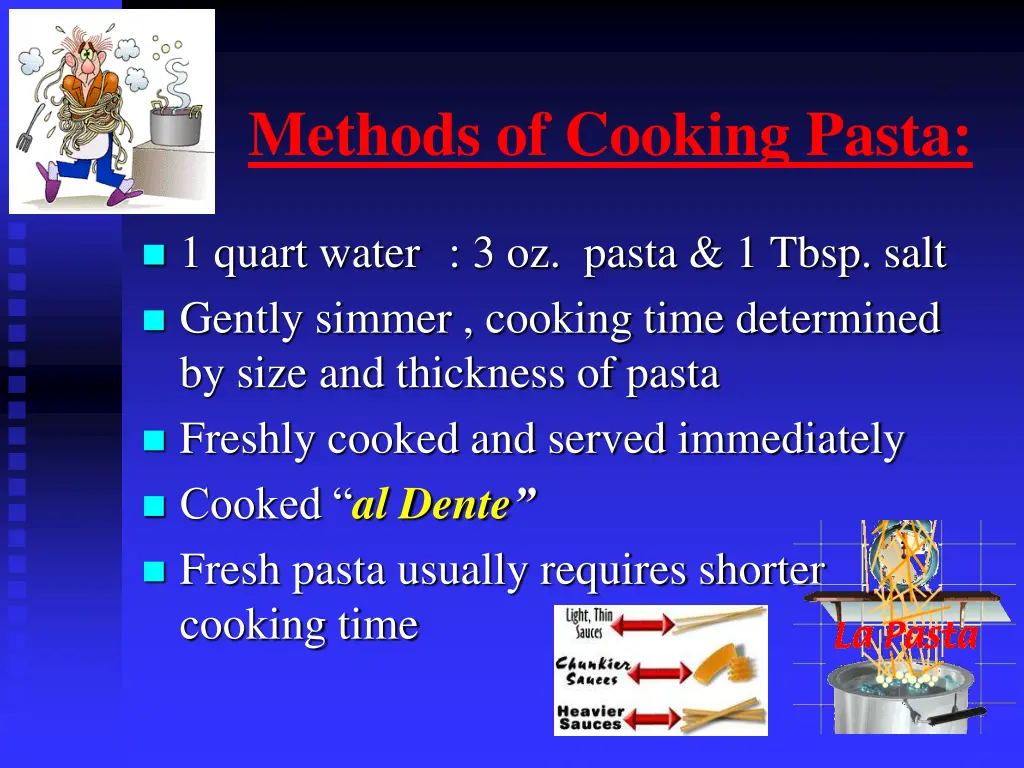 methods of cooking pasta