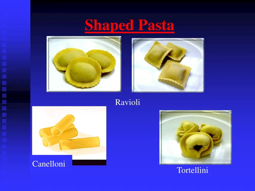 shaped pasta