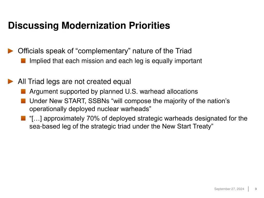 discussing modernization priorities