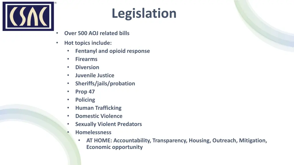 legislation