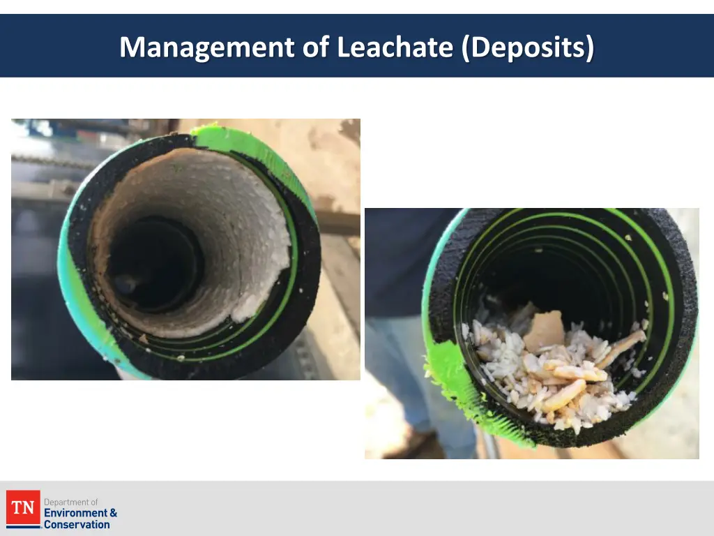 management of leachate deposits 1