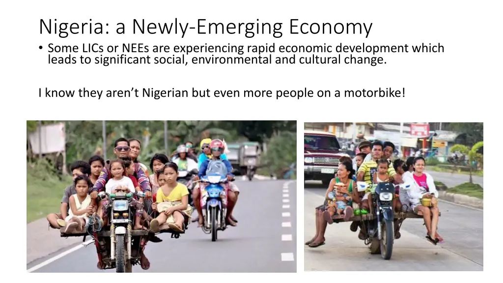 nigeria a newly emerging economy some lics