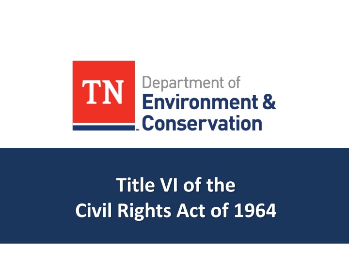 title vi of the civil rights act of 1964