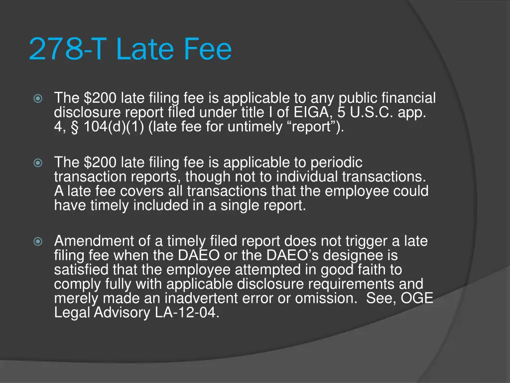 278 t late fee