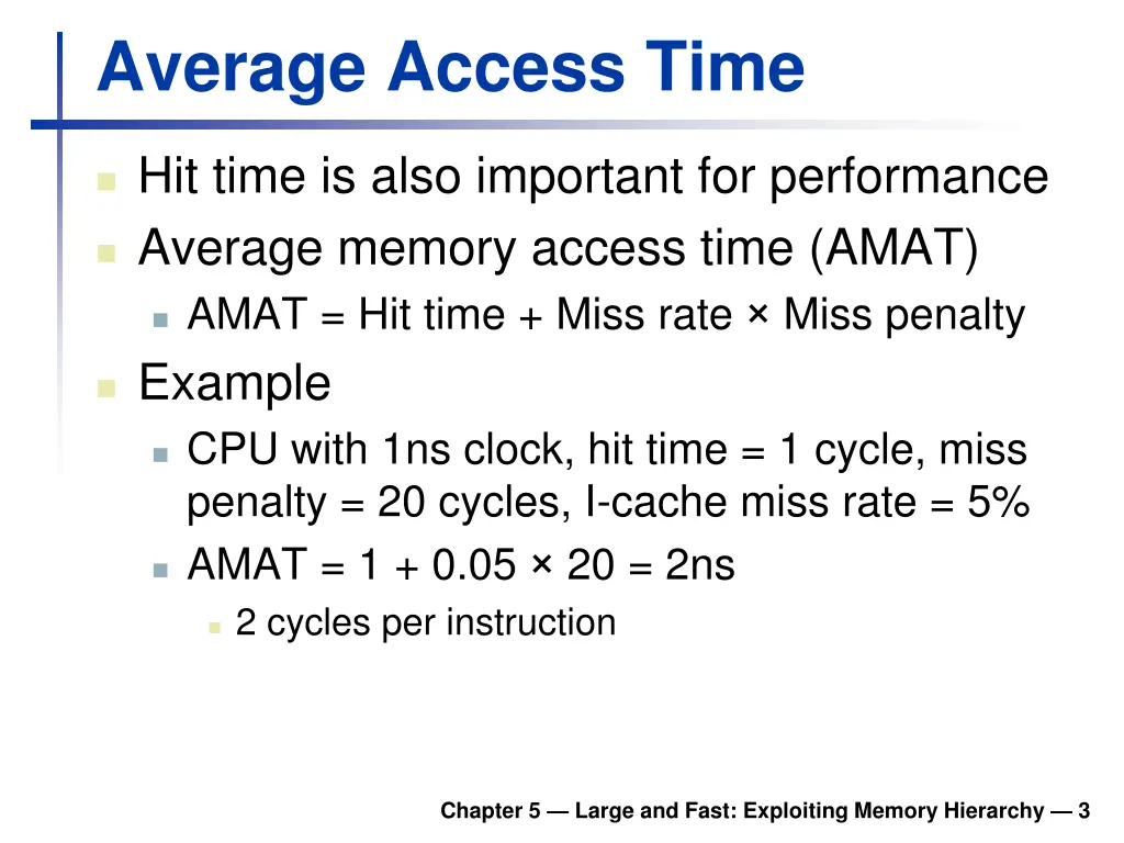 average access time