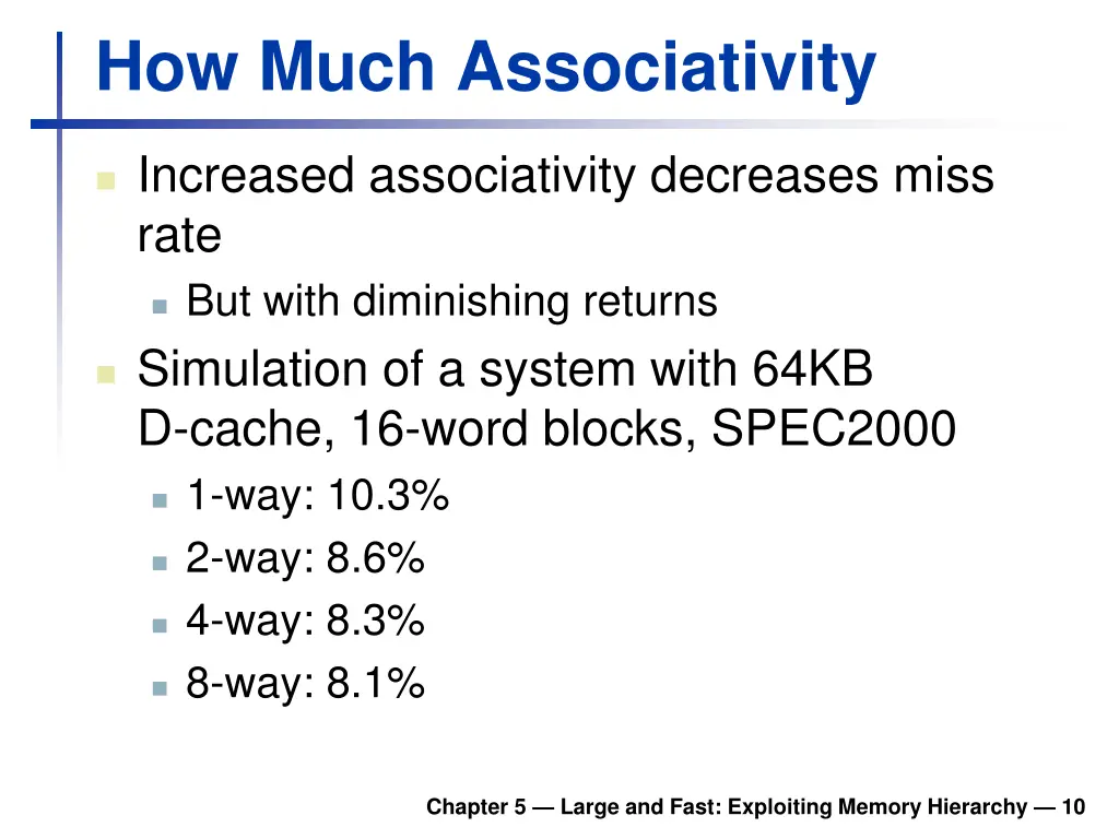 how much associativity