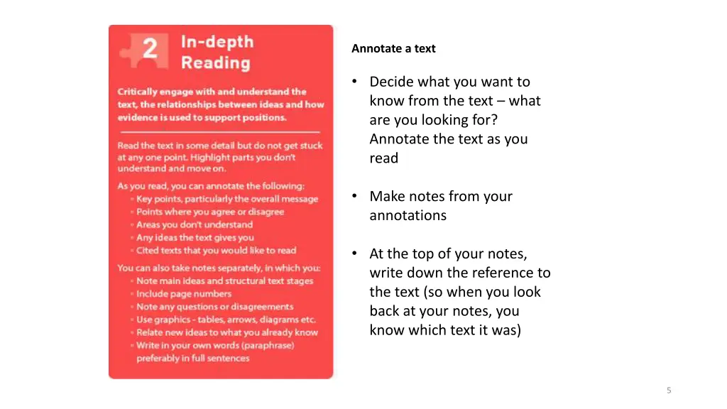 annotate a text