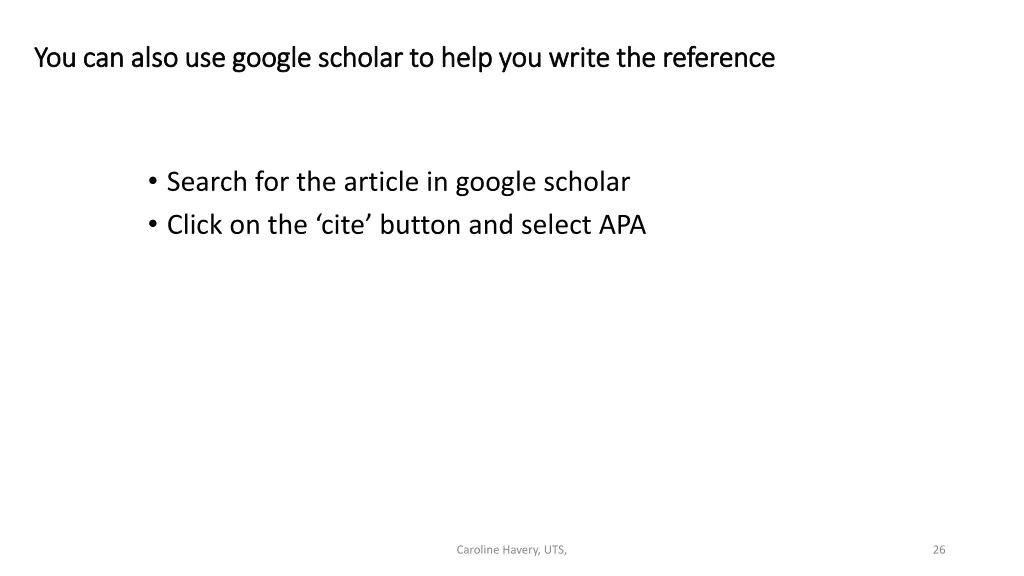 you can also use google scholar to help you write