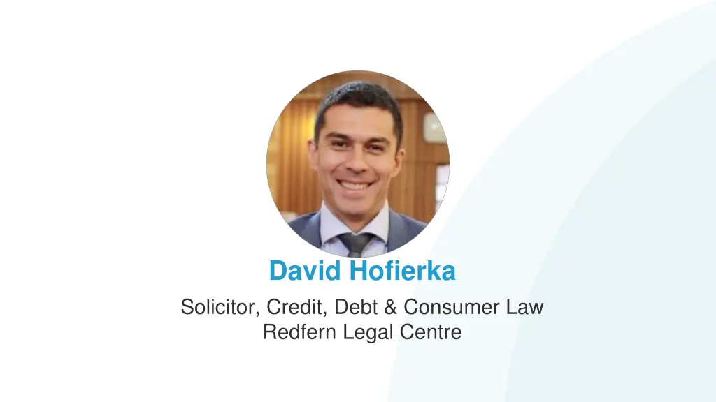 david hofierka solicitor credit debt consumer