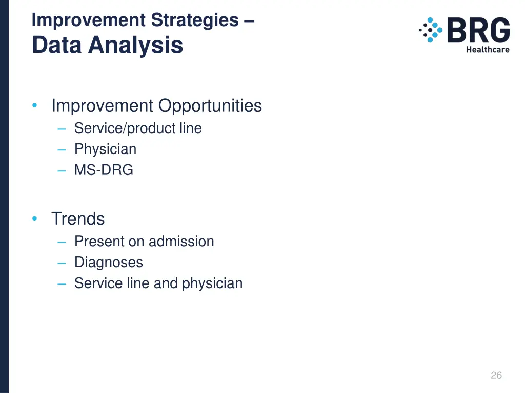 improvement strategies data analysis