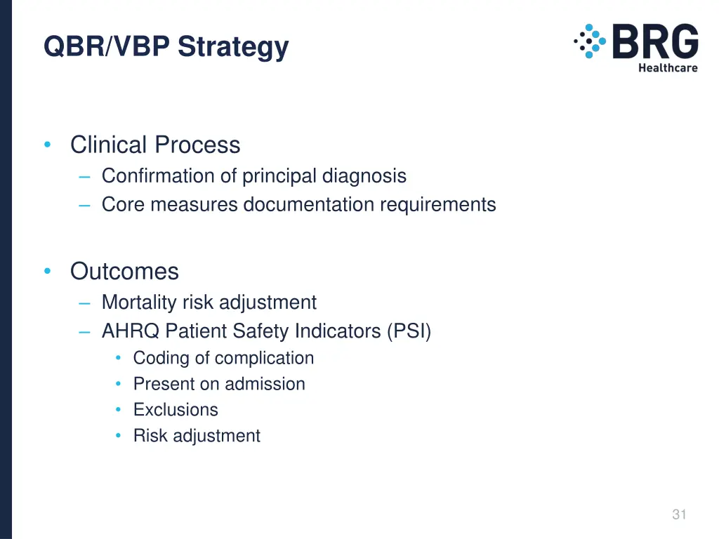 qbr vbp strategy