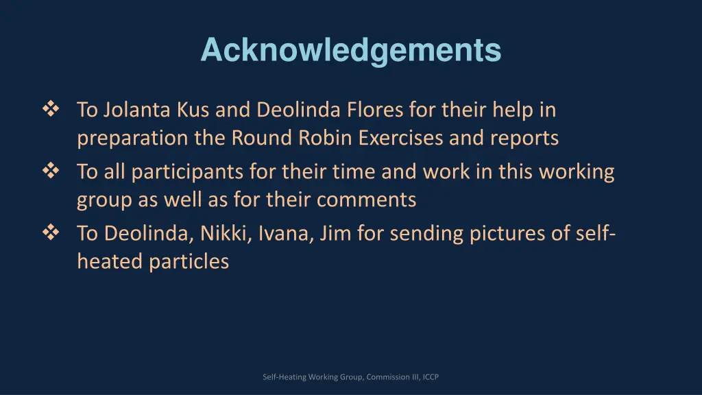 acknowledgements