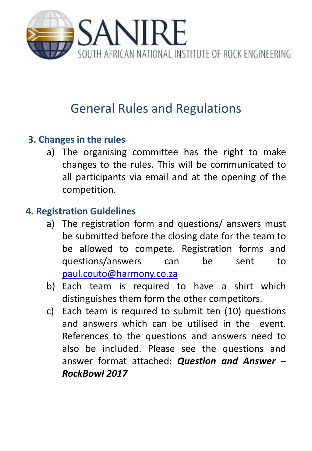 general rules and regulations 1