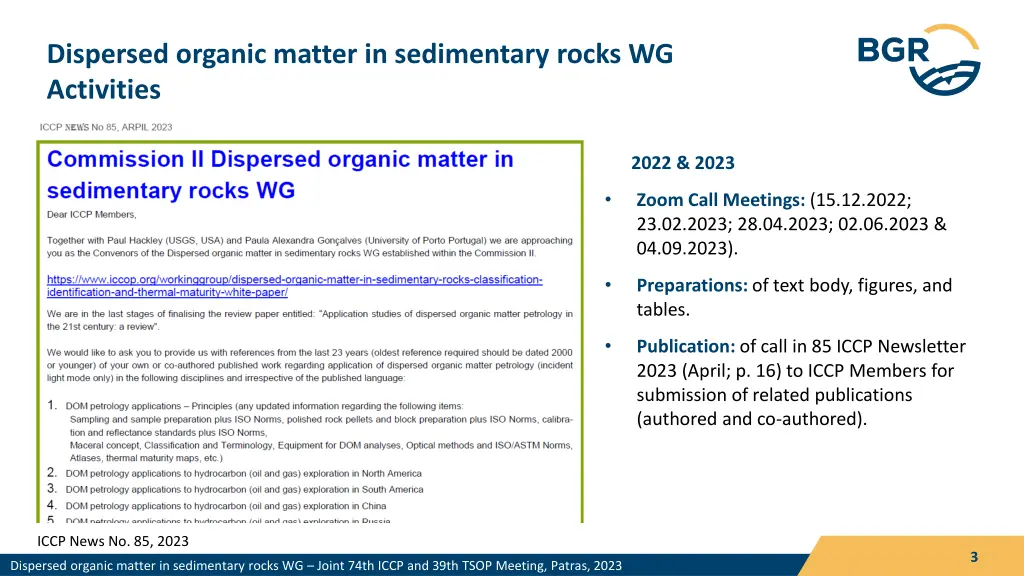 dispersed organic matter in sedimentary rocks 1