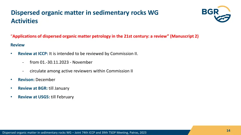 dispersed organic matter in sedimentary rocks 12