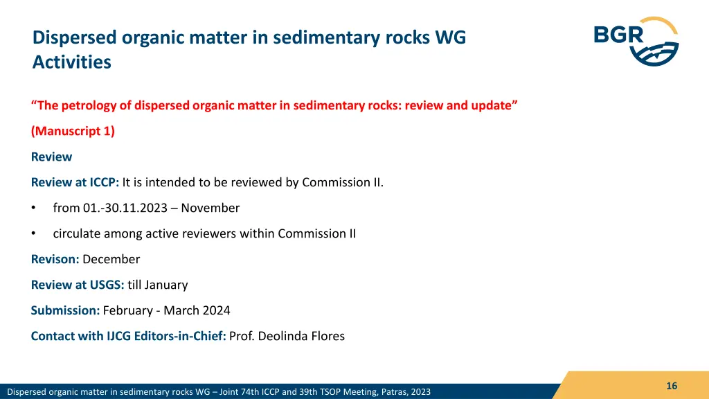 dispersed organic matter in sedimentary rocks 14