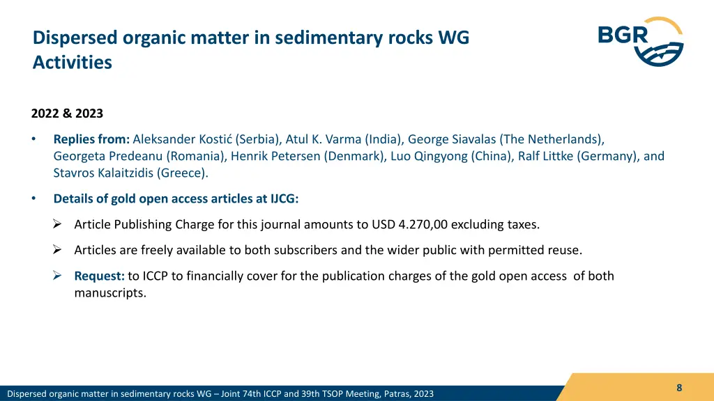 dispersed organic matter in sedimentary rocks 6