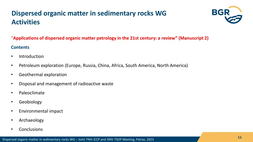 dispersed organic matter in sedimentary rocks 9