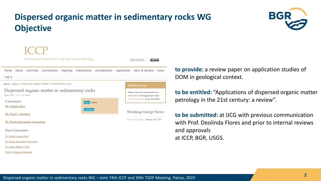 dispersed organic matter in sedimentary rocks