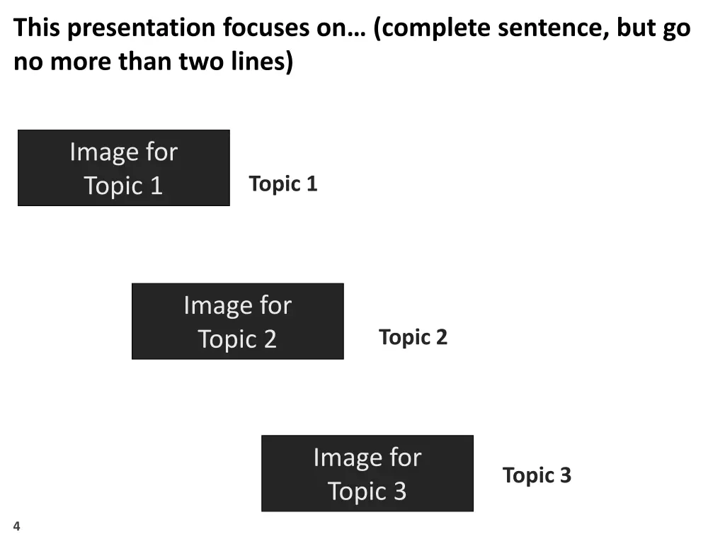 this presentation focuses on complete sentence