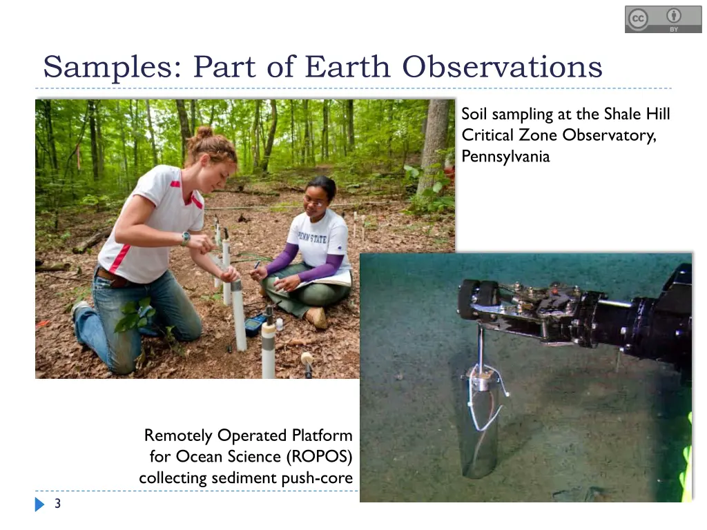 samples part of earth observations