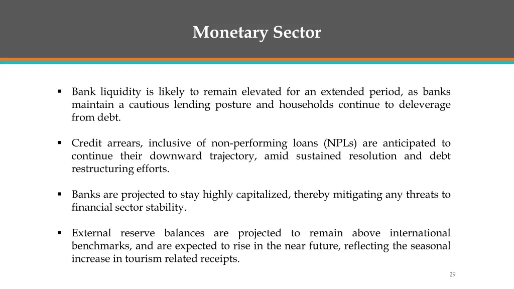 monetary sector 1