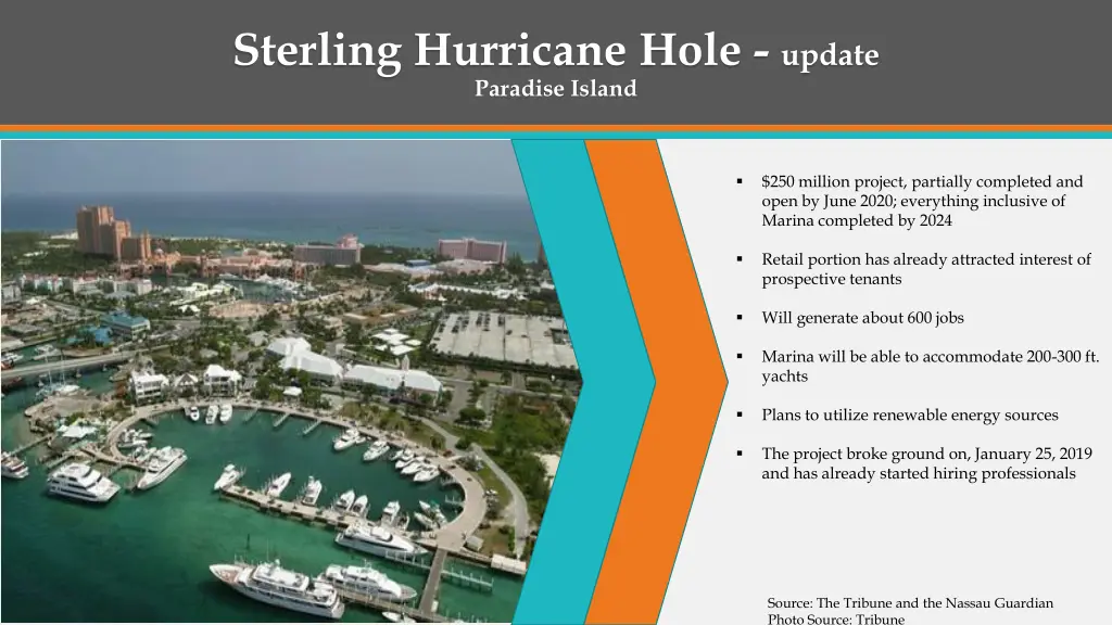 sterling hurricane hole update paradise island