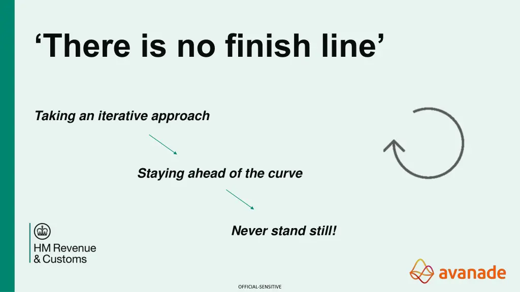 there is no finish line