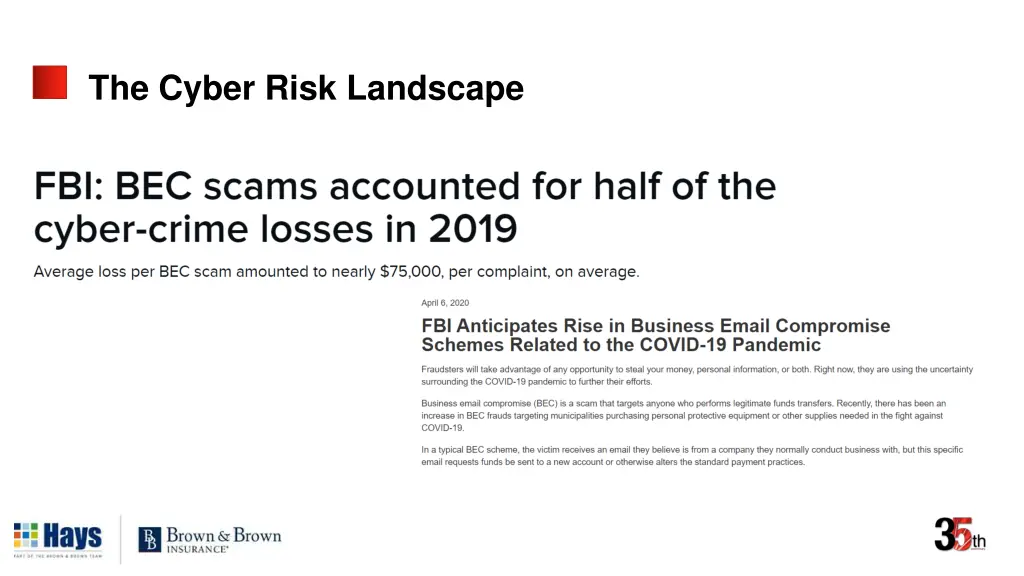 the cyber risk landscape 2