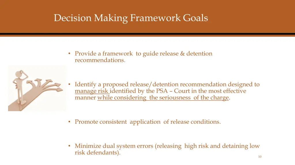 decision making framework goals