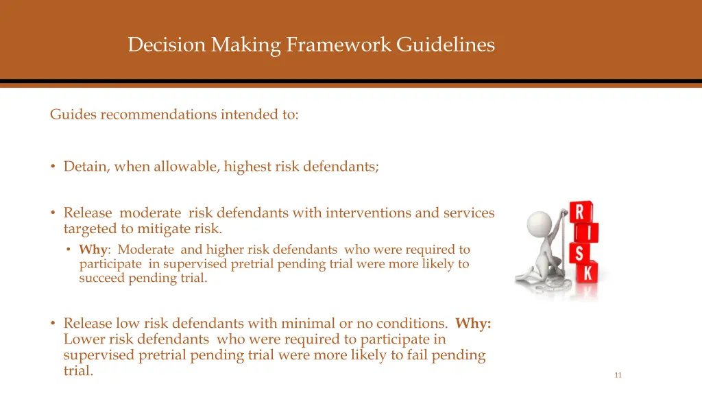 decision making framework guidelines