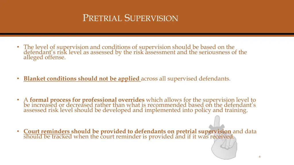 p retrial s upervision