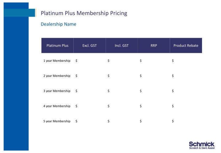 platinum plus membership pricing