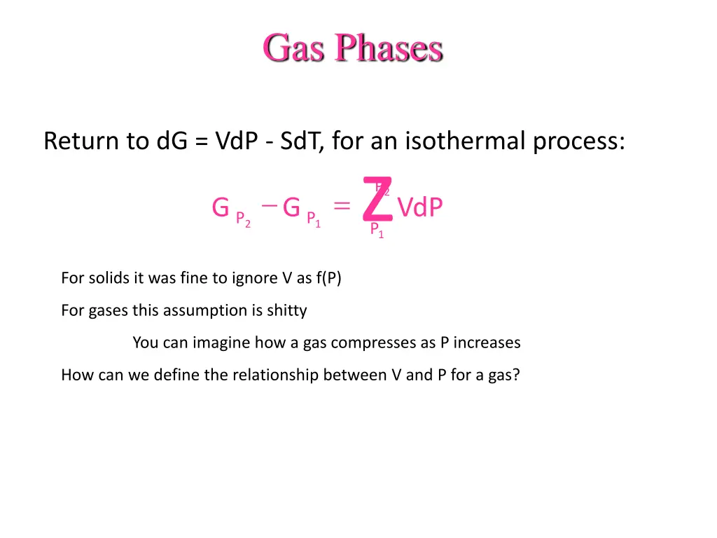 gas phases