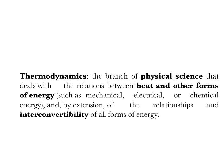 thermodynamics the branch of physical science