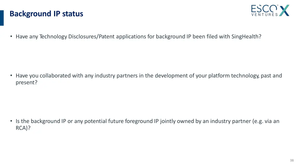 background ip status