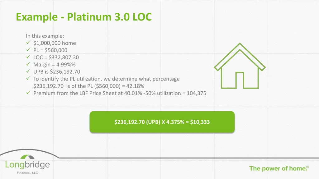 example platinum 3 0 loc