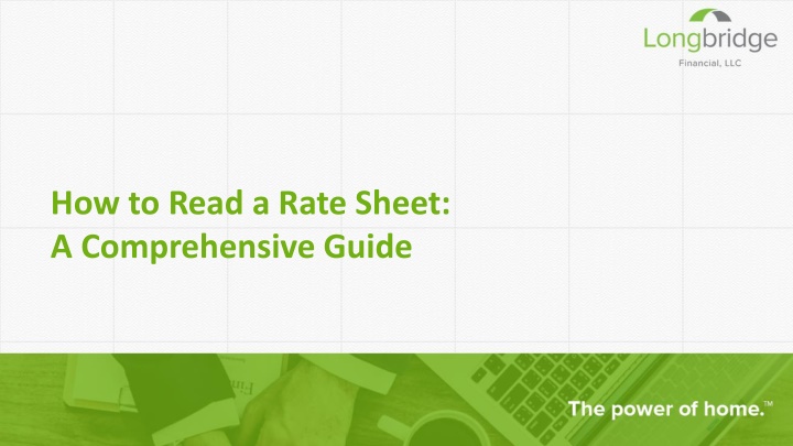 how to read a rate sheet a comprehensive guide