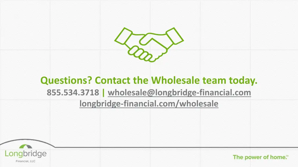 questions contact the wholesale team today