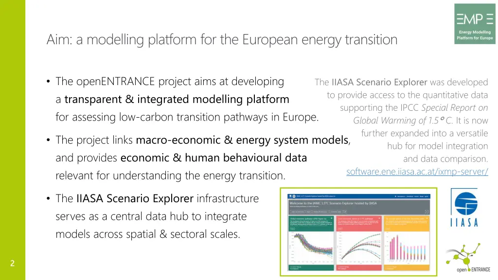 aim a modelling platform for the european energy