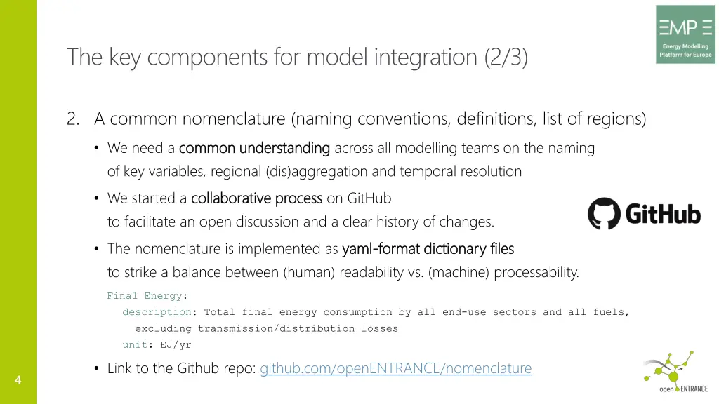 the key components for model integration 2 3