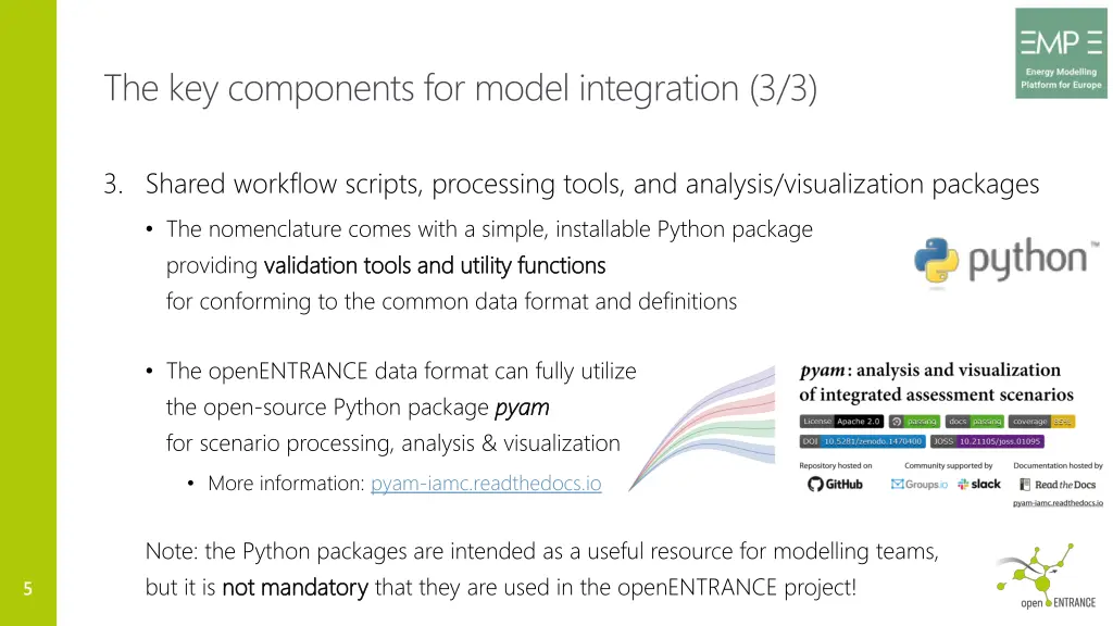 the key components for model integration 3 3